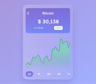 Lueur Fondaru crypto trading platform overview with live data